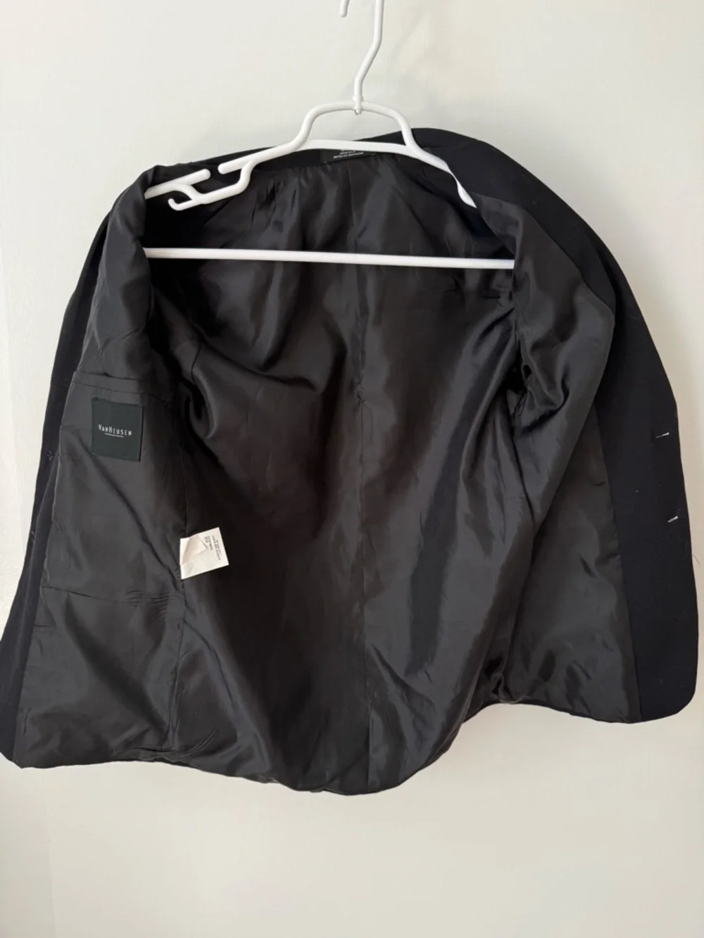 Van Heusen Single Breasted Black Suit Jacket Blazer